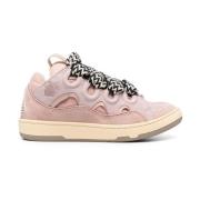 Lichtroze Curb Sneakers Lanvin , Pink , Dames