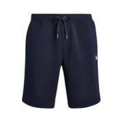 Navy Polo Shorts met Geborduurd Logo Ralph Lauren , Blue , Heren
