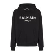 Paris hoodie Balmain , Black , Heren