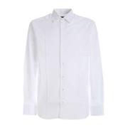Klassiek Overhemd Emporio Armani , White , Heren