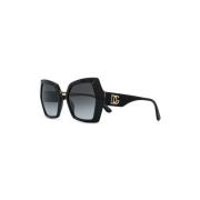 Zwarte zonnebril met origineel etui Dolce & Gabbana , Black , Dames