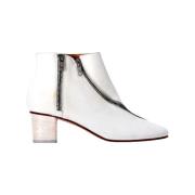 Pre-owned Leather boots Acne Studios Pre-owned , White , Dames