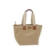 Pre-owned Canvas gucci-bags Gucci Vintage , Beige , Dames