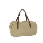 Pre-owned Nylon handbags Prada Vintage , Beige , Dames