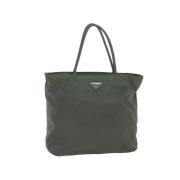 Pre-owned Nylon handbags Prada Vintage , Green , Dames