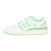 Witte en groene lage Forum sneakers Adidas Originals , Multicolor , Da...