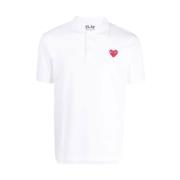 Polo Shirts Comme des Garçons Play , White , Heren