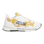 Dynamic Watercolour Couture Sneakers Versace Jeans Couture , White , D...