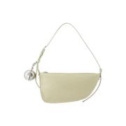 Pre-owned Leather handbags Burberry Vintage , Beige , Dames