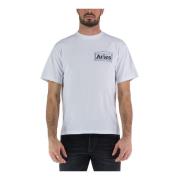 Grafische Print T-shirt Aries , White , Heren