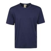 Blauw Katoen Half-Sleeved Regular Fit T-Shirt Ten C , Blue , Heren