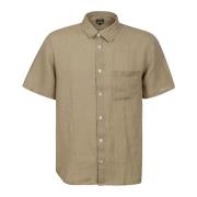 Short Sleeve Shirts A.p.c. , Beige , Heren