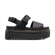 Zwarte Quad Hydro Sandalen Dr. Martens , Black , Dames