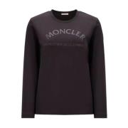 Sweatshirts & Hoodies Moncler , Black , Dames