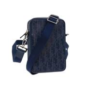 Pre-owned Canvas dior-bags Dior Vintage , Blue , Dames