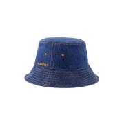 Cotton hats Burberry , Blue , Dames