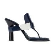 Mules Burberry , Blue , Dames