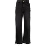 Straight Jeans Pinko , Black , Dames