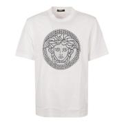 T-Shirts Versace , White , Heren