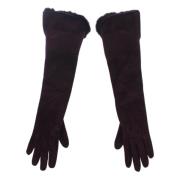 Gloves Dolce & Gabbana , Purple , Dames