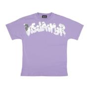 Logo Tee Lilac Streetwear T-Shirt Disclaimer , Purple , Dames