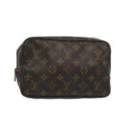 Pre-owned Canvas louis-vuitton-bags Louis Vuitton Vintage , Brown , Da...