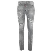 Skinny Jeans Dsquared2 , Gray , Heren