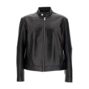 Leather Jackets Arma , Black , Heren