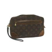 Pre-owned Canvas louis-vuitton-bags Louis Vuitton Vintage , Brown , Da...