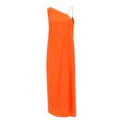 Maxi Dresses Calvin Klein , Orange , Dames