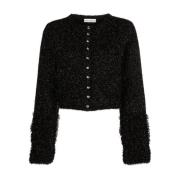 Tweed Jackets Paco Rabanne , Black , Dames