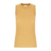 Sleeveless Tops Sportmax , Beige , Dames