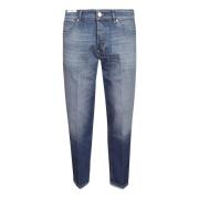 Reggae Denim Jeans met Riemlussen PT Torino , Blue , Heren