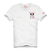 Witte T-shirts en Polos MC2 Saint Barth , White , Heren