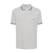 Gestreept Poloshirt Katoenmix Fay , Gray , Heren