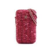 Pre-owned Wool chanel-bags Chanel Vintage , Pink , Dames