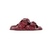 Pre-owned Leather sandals Valentino Vintage , Red , Dames