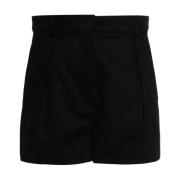 Zwarte Unico Shorts voor Actieve Levensstijl Sportmax , Black , Dames