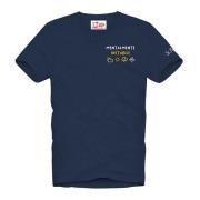 Stijlvolle T-shirts en Polos MC2 Saint Barth , Blue , Heren