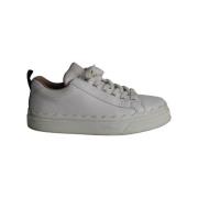 Pre-owned Leather sneakers Chloé Pre-owned , Gray , Dames