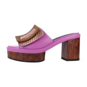 Stijlvolle heeled mules voor vrouwen Noa Harmon , Multicolor , Dames