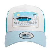 Mykonos Trucker Hat New Era , Multicolor , Unisex