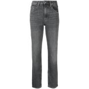 Grijze Straight Jeans Vrouwen Volwassen Tommy Hilfiger , Gray , Dames