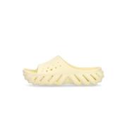 Echo Slide Streetwear Pantoffels Crocs , Beige , Heren