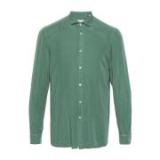 Groen Regular Fit Overhemd Boglioli , Green , Heren