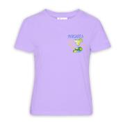 Stijlvolle T-shirts en Polos MC2 Saint Barth , Purple , Dames