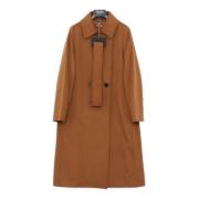 Wollen Jas Professioneel Alleen Stomen Max Mara , Brown , Dames