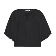 Puff Blouse Zwart Vrouwelijke Stijl Co'Couture , Black , Dames