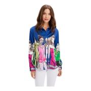 Gedrukte Overhemd met Lange Mouwen Frank Lyman , Multicolor , Dames