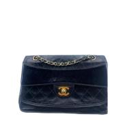 Pre-owned Canvas chanel-bags Chanel Vintage , Black , Dames